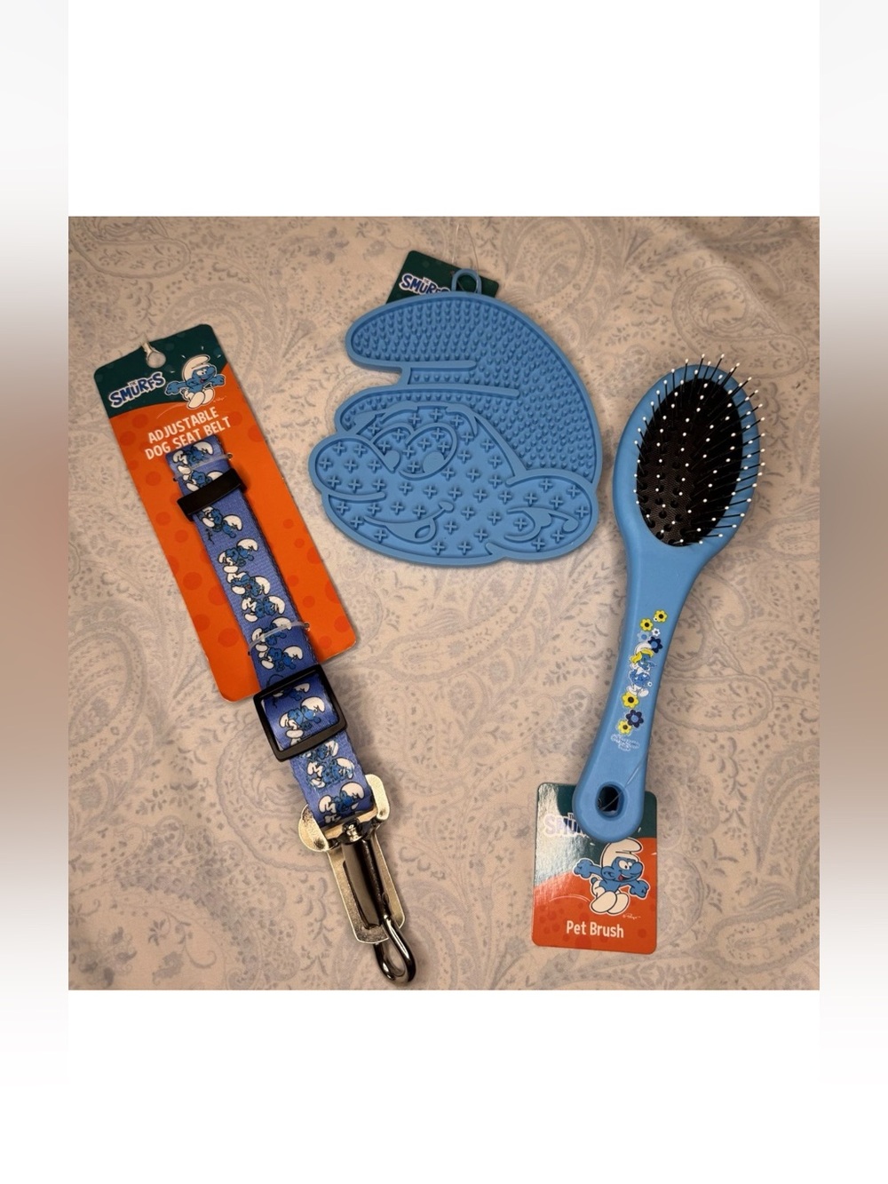 The Smurfs 3 Piece Dog Care Set